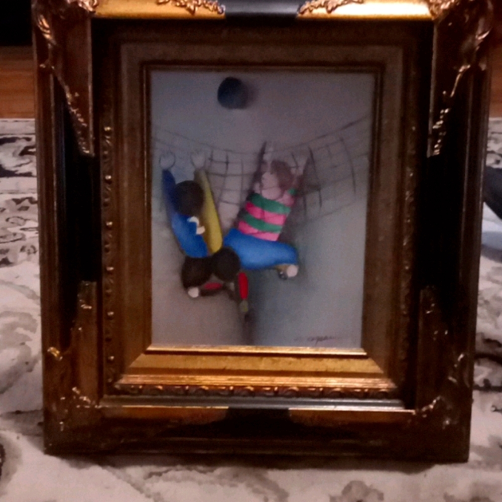 J. Roybac original oil painting / authenticity cer